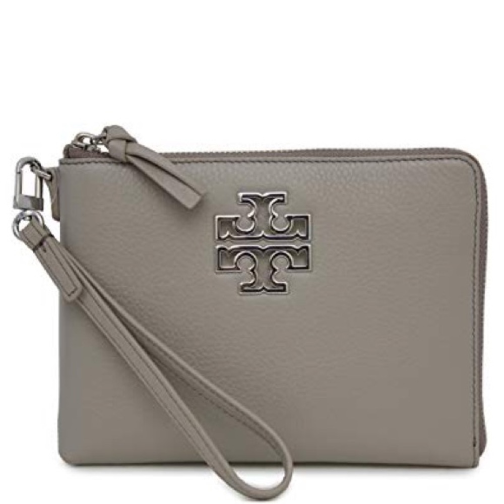 ✨TORY BURCH Britten Wristlet Large Zip Pouch✨